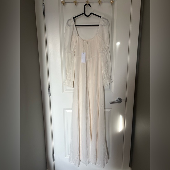 NEW NWT Reformation Stars Puff Sleeve Wedding Bridal Dress Gown - Picture 8 of 10